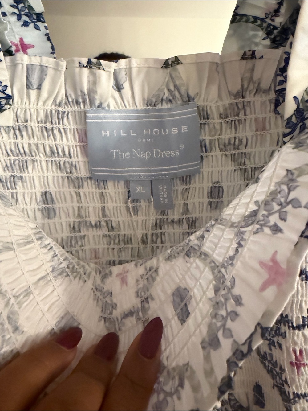 Hill House Nap Dress Cisco Trellis - Picture 4 of 5